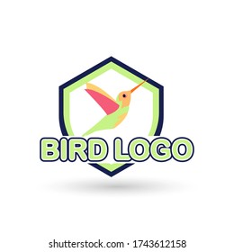 Estilo moderno con logotipo de aves, que puede utilizarse para el negocio de la marca de mascotas. Ilustraciones vectoriales