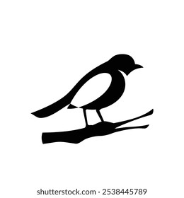 Bird logo on the branch