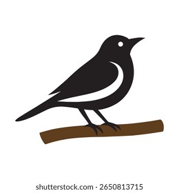 Bird logo on the branch