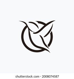 the bird logo simple for all