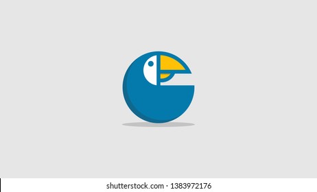 Bird logo, simple design for business, photos, etc