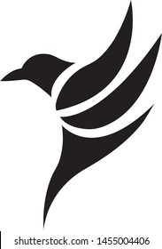 Bird Logo is a simple logo, like a bird in a simple Black Color, suitable for various needs of your company or business logo,