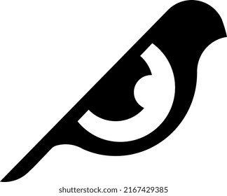 Bird Logo simple minimalist design vector template. Bird logo design