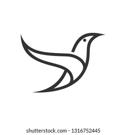 Bird logo simple modern clean