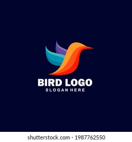 Vogel-Logo Einfache und moderne Konzeption