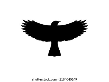 Bird Logo simple silhouette design