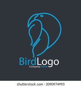 Bird logo. Suitable for company logos bird farm, bird feed company, bird community or other product logos