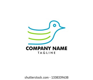 Bird logo template