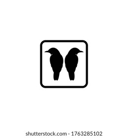 Bird Logo Template, Animal logo design vector
