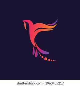 Bird logo template. Creative logo design.