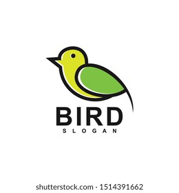 bird logo template, design concept idea, vector