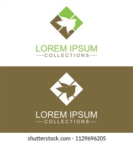 Bird Logo Template Design Vector, Emblem, Design Concept, Creative Symbol, Icon