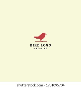Diseño de plantillas de logotipo de pájaro en ilustración de vector 