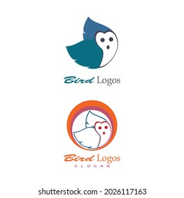 Bird Logo Template Design Vector, Emblem, Design Concept, Creative Symbol, Icon