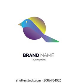 bird logo template design vector for brand or company and other