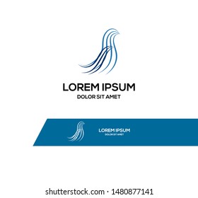 Bird logo template eps 10