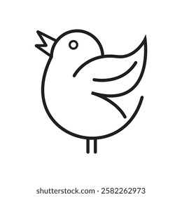 Bird Logo Template icon  vector illustration Design