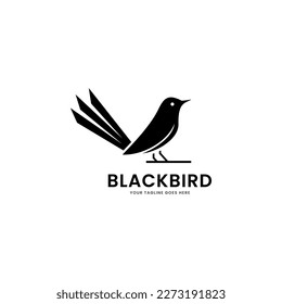 Plantilla de logotipo de pájaro con estilo de arte de línea. Colección del logo de un ave abstracta creativa.