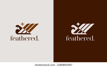 Bird Logo Template. Universal creative premium symbol. Vector illustration. Creative Minimal design template. Symbol for Corporate Business Identity