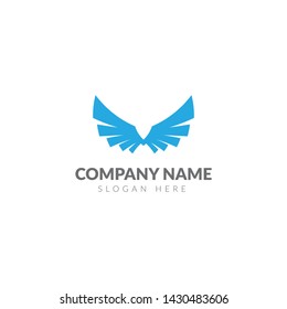 V Letter Logo Template Wing Icon Stock Vector (Royalty Free) 1248357877 ...