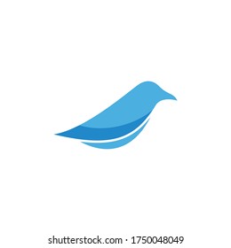 Ilustración vectorial de la plantilla de logotipo de aves