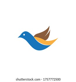 
Ilustración vectorial de la plantilla de logotipo de aves
