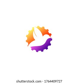 Bird Logo Template vector illustration