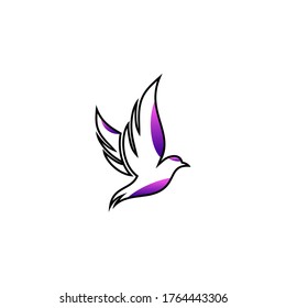 Bird Logo Template vector illustration