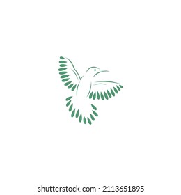 Vogellogo-Vorlage, Vektorgrafik