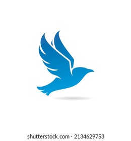 Vorlage für Vogellogo, Vektorgrafik-Design