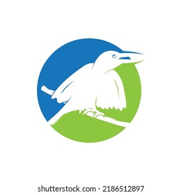 
Ilustración vectorial de la plantilla de logotipo de aves
