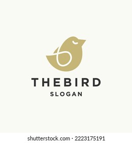 Bird logo template vector illustration design