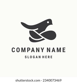 Bird logo template vector illustration design