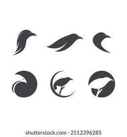 Ilustração vetorial do modelo de logotipo Bird