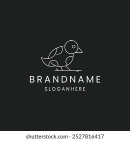 Bird logo template vector illustration design