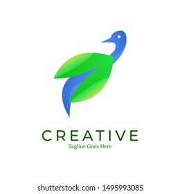 bird logo and template, vibrant color and eye catching logo design .prefessional services for branding your company, organization, and business