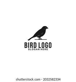 bird logo template  in white background