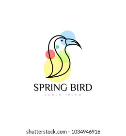 Bird logo vector