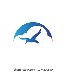 Bird logo vector