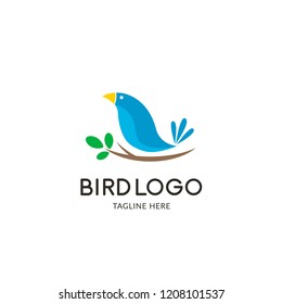 Bird Logo Vector Stock Vector (Royalty Free) 1208101537