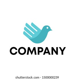 bird logo vector animal mascot template wildlife
