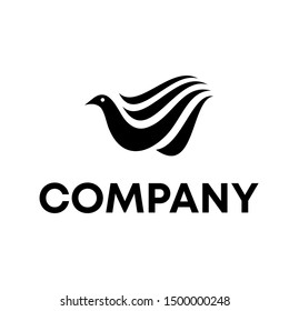 bird logo vector animal mascot template wildlife