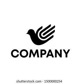 bird logo vector animal mascot template wildlife