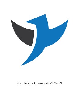 bird logo vector design, colorful bird logo