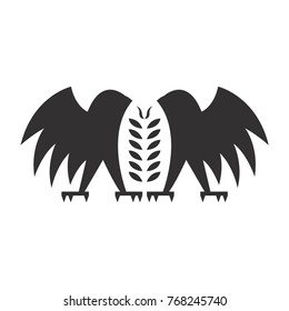 bird logo vector design emblem