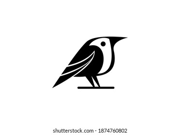 bird logo vector design icon