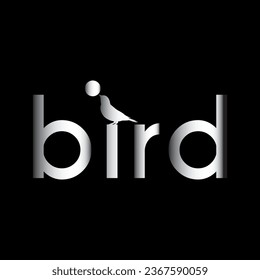 Bird logo, bird logo vector, Bird Logo Design, little bird silhouette logo. t-shirt design, vector template,  svg