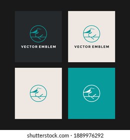 bird logo vector design template