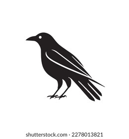 Bird logo vector design template in isolated white background EPS 10