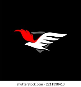 Logo für Vögel, Vektordesign-Symbol